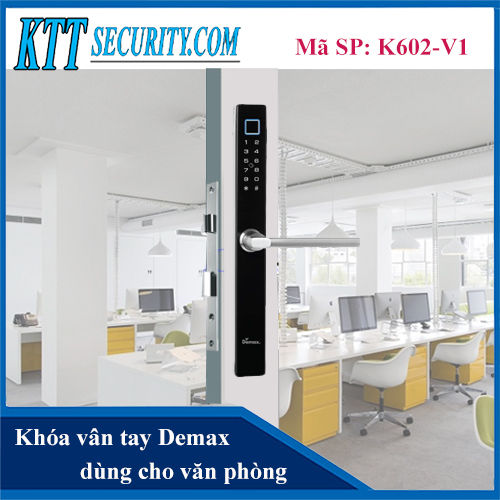 Khóa cửa vân tay giá rẻ Demax Đức| K602