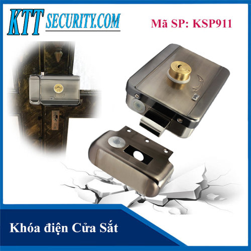 Khóa điện Cửa Sắt | KSP911