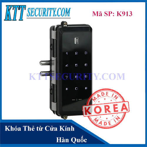 Khóa thẻ từ cửa kính KOREA | K613