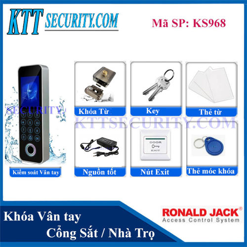 Khóa Vân tay cho Cổng Sắt | KS968