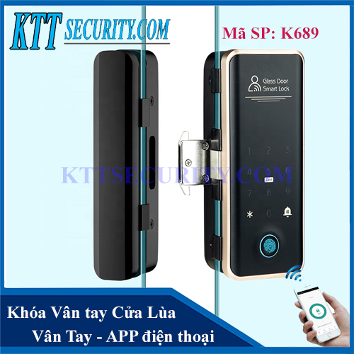 Khóa Vân tay Cửa Lùa | K689