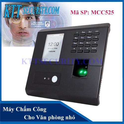 Máy chấm công bằng khuôn mặt cho Văn phòng nhỏ | MCC525