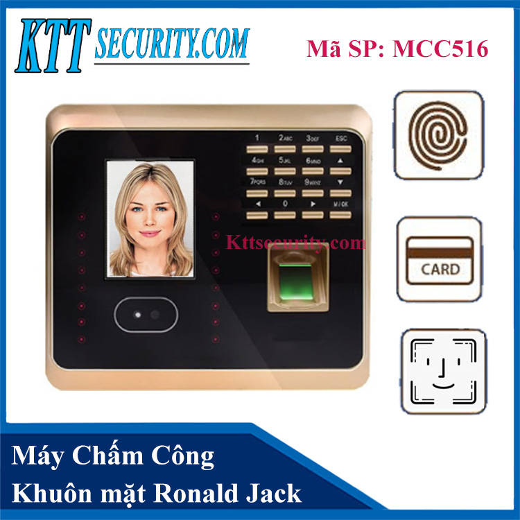 Máy Chấm Công Khuôn Mặt Wifi | MCC516