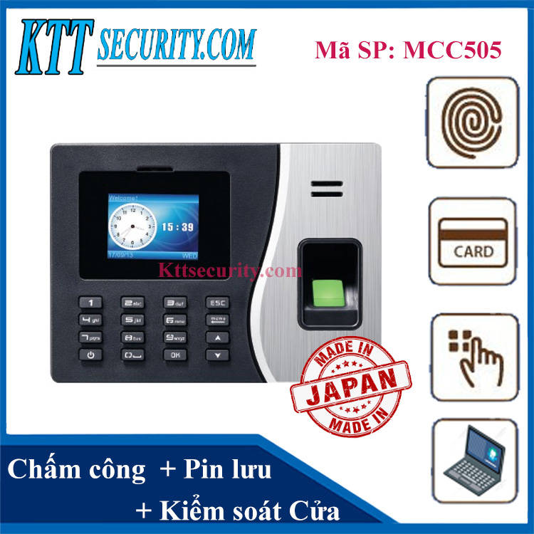 Máy chấm công kiểm soát cửa | MCC505