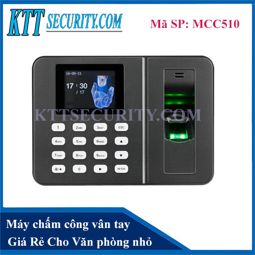 Máy chấm công Vân tay giá rẻ cho Văn Phòng nhỏ | MCC510