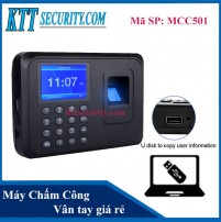 Máy chấm công vân tay giá rẻ | MCC501